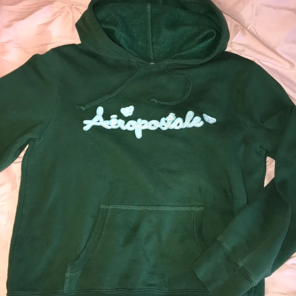 Aeropostale green hoodie